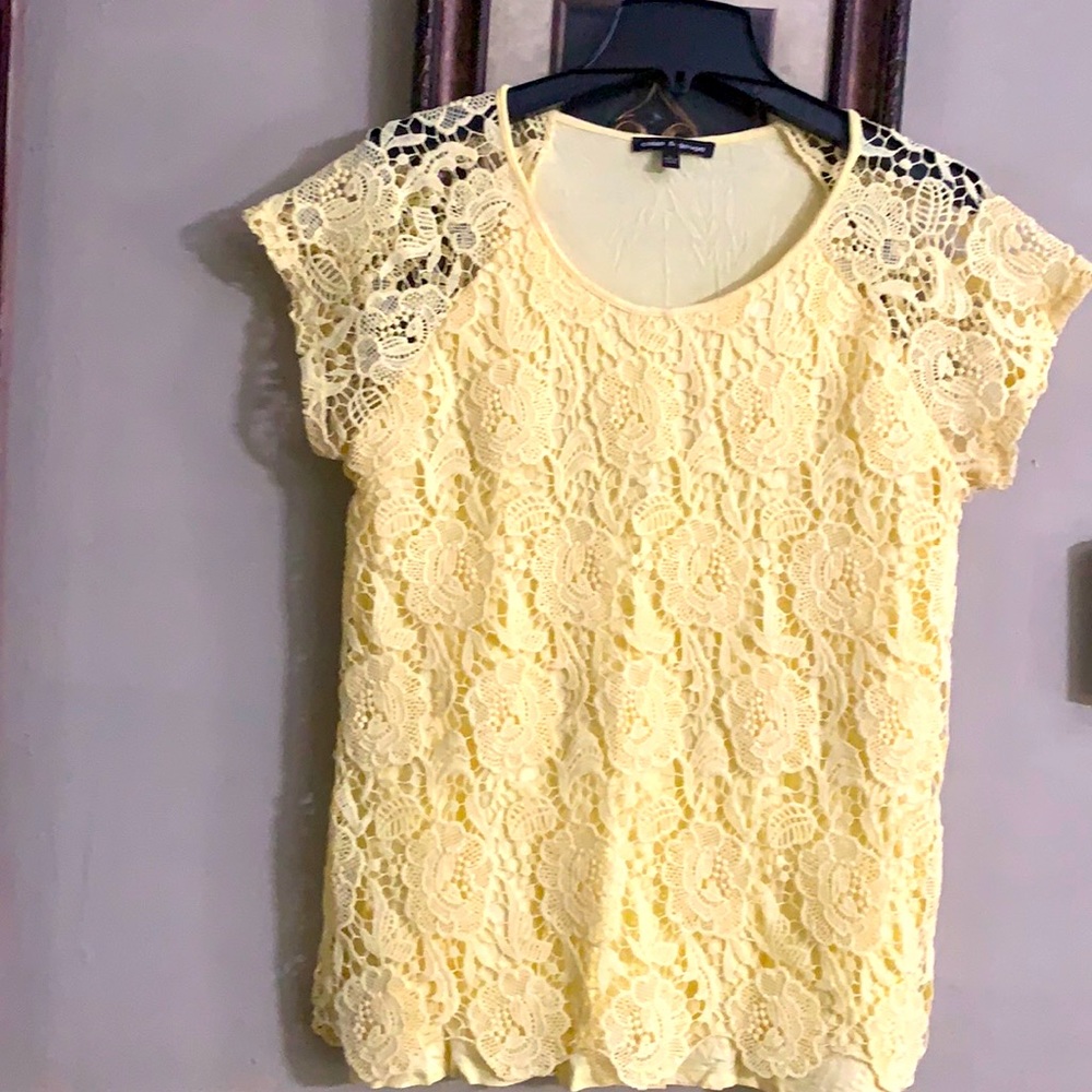 Feeling Mellow? Do it in this Yellow Crochet Top!